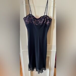 Black Silk Dress